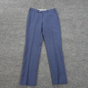 Suitsupply Pants Mens 31x30 Blue Brescia Int 100% Wool Dress Suit Trousers